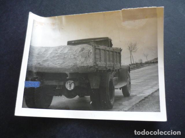 Antique Photography: CAMION EN CARRETERA ANTIGUA FOTOGRAFIA 12 X 9 CM