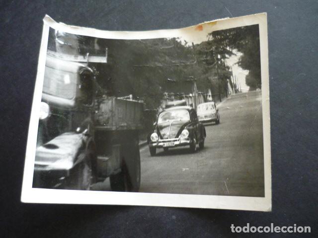 Antique Photography: AUTOMOVIL EN CARRETERA ANTIGUA FOTOGRAFIA 12 X 9 CM