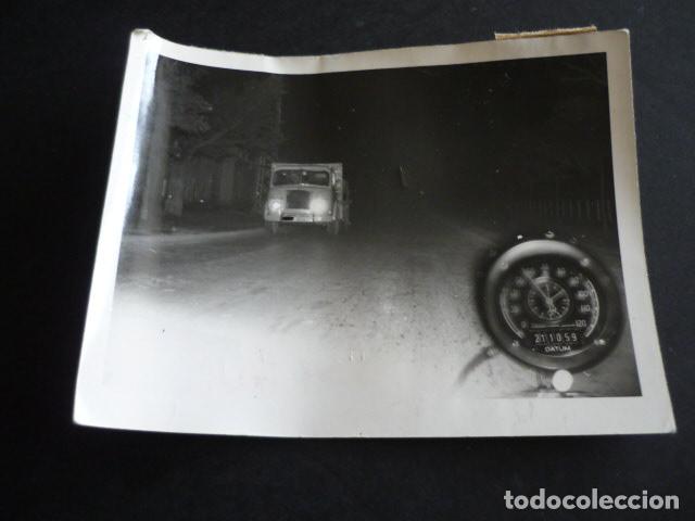 Antique Photography: CAMION AUTOMOVIL EN CARRETERA ANTIGUA FOTOGRAFIA 12 X 9 CM