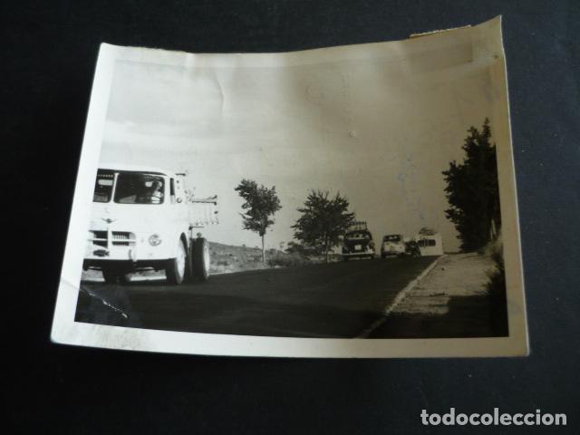 Antique Photography: CAMIONES EN CARRETERA ANTIGUA FOTOGRAFIA 12 X 9 CM