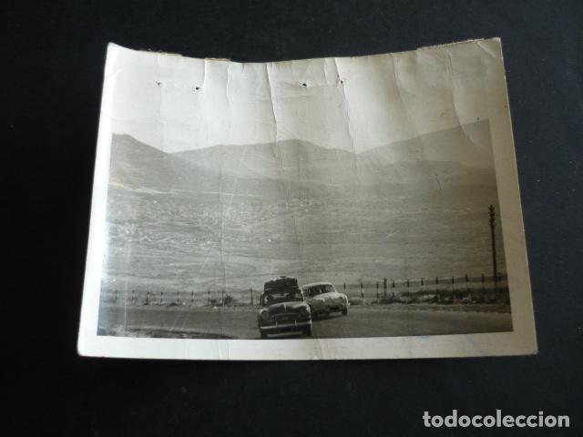 Antique Photography: VEHICULOS EN CARRETERA ANTIGUA FOTOGRAFIA 12 X 9 CM