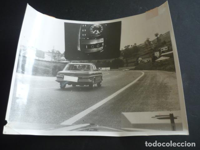 Antique Photography: AUTOMOVILES EN CARRETERA ANTIGUA FOTOGRAFIA 24 X 18 CM