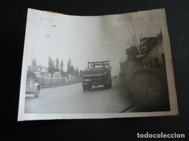 Antique Photography: CAMION EN CARRETERA ANTIGUA FOTOGRAFIA 12 X 9 CM
