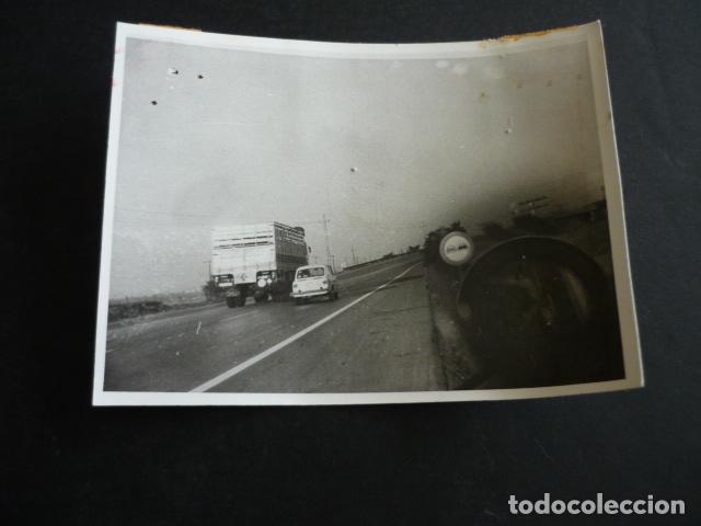 Antique Photography: CAMION EN CARRETERA ANTIGUA FOTOGRAFIA 12 X 9 CM