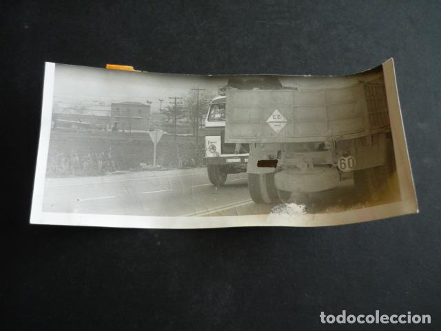 Antique Photography: CAMION EN CARRETERA ANTIGUA FOTOGRAFIA 7 X 15 CM