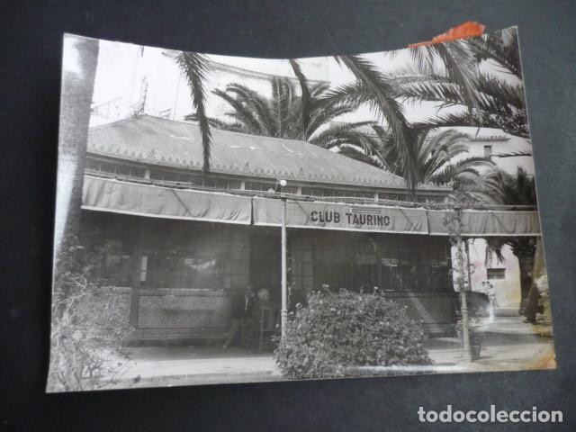 Fotograf&iacute;a antigua: PUERTO DE SANTA MARIA CADIZ CLUB TAURINO PORTUENSE ANTIGUA FOTOGRAFIA 12 X 18 CM