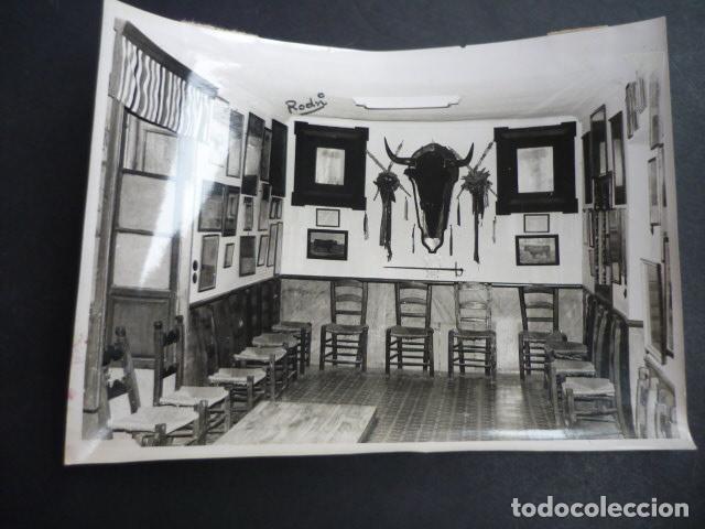 Antique Photography: CORDOBA INTERIOR DEL CIRCULO TAURINO ANTIGUA FOTOGRAFIA 13 X 18 CM