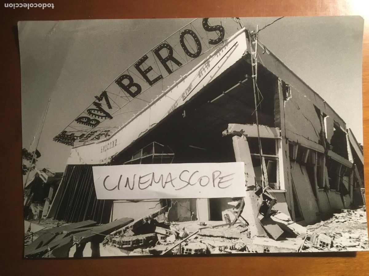 Fotograf&iacute;a antigua: oriol maspons julio ubi&ntilde;a foto original terremoto navidad 1972 cuartel de bomberos nicaragua