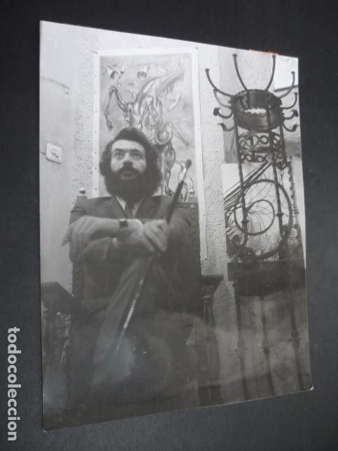 Antique Photography: JULIO VIERA PINTOR 1971 ANTIGUA FOTOGRAFIA 18 X 24 CM