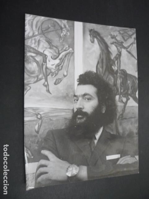 Antique Photography: JULIO VIERA PINTOR 1971 ANTIGUA FOTOGRAFIA 18 X 24 CM