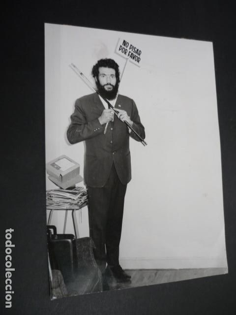 Fotografia antica: JULIO VIERA PINTOR 1967 ANTIGUA FOTOGRAFIA 18 X 24 CM