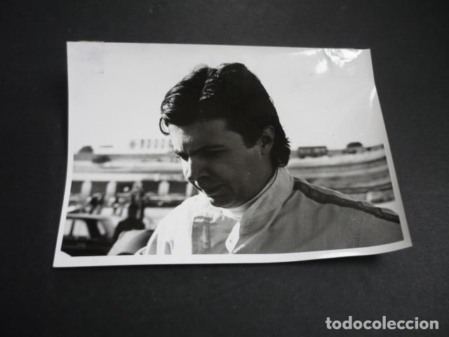 Fotograf&iacute;a antigua: EMILIO VILLOTA CORREDOR AUTOMOVILISMO ANTIGUA FOTOGRAFIA 18 X 12 CM