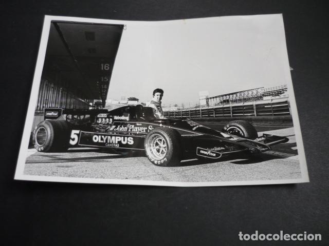 Fotograf&iacute;a antigua: EMILIO VILLOTA CORREDOR AUTOMOVILISMO ANTIGUA FOTOGRAFIA 18 X 12 CM