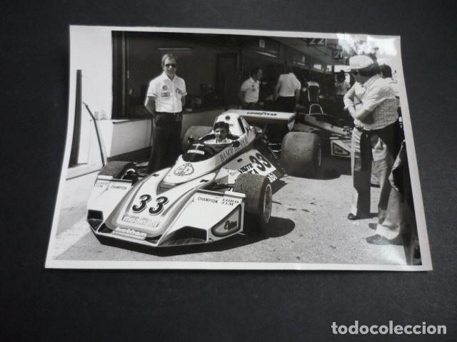 Fotograf&iacute;a antigua: EMILIO VILLOTA CORREDOR CON LYNCAR AUTOMOVILISMO ANTIGUA FOTOGRAFIA 18 X 12 CM