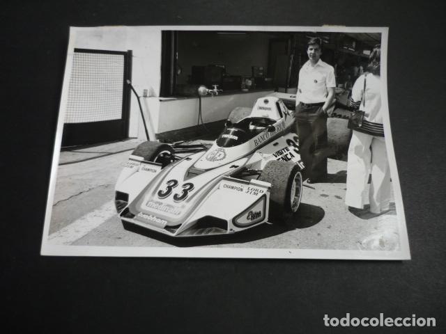 Fotograf&iacute;a antigua: EMILIO VILLOTA CORREDOR AUTOMOVILISMO ANTIGUA FOTOGRAFIA 18 X 12 CM