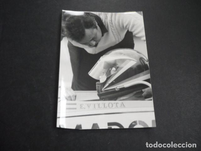 Fotograf&iacute;a antigua: EMILIO VILLOTA CORREDOR AUTOMOVILISMO ANTIGUA FOTOGRAFIA 9 X 13 CM