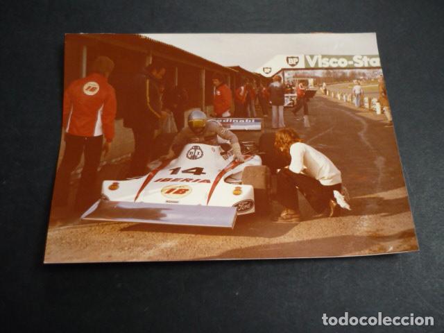 Fotograf&iacute;a antigua: EMILIO VILLOTA CORREDOR AUTOMOVILISMO ANTIGUA FOTOGRAFIA 8 X 12 CM
