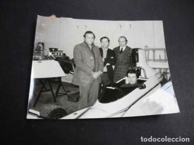 Fotograf&iacute;a antigua: EMILIO VILLOTA CORREDOR AUTOMOVILISMO ANTIGUA FOTOGRAFIA 9 X 11,5 CM