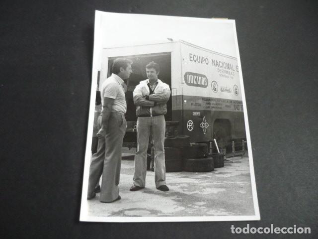 Alte Fotografie: EMILIO VILLOTA CORREDOR AUTOMOVILISMO ANTIGUA FOTOGRAFIA 13 X 18 CM