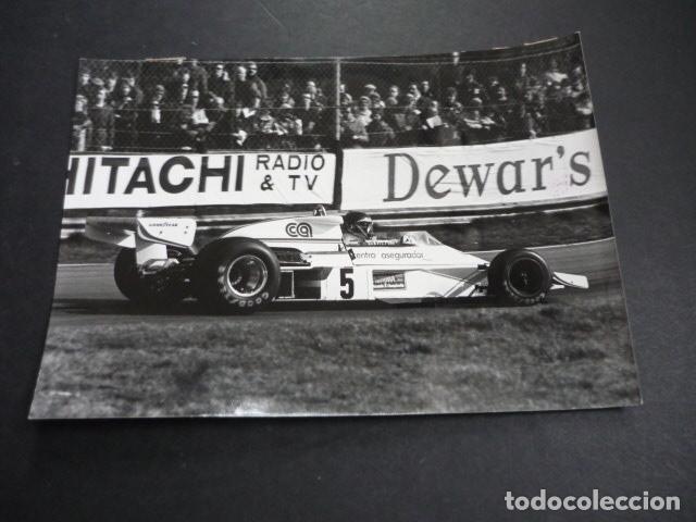 Alte Fotografie: EMILIO VILLOTA CORREDOR AUTOMOVILISMO ANTIGUA FOTOGRAFIA 13 X 18 CM