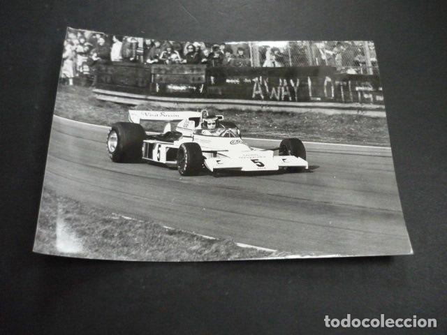 Alte Fotografie: EMILIO VILLOTA CORREDOR AUTOMOVILISMO ANTIGUA FOTOGRAFIA 13 X 18 CM