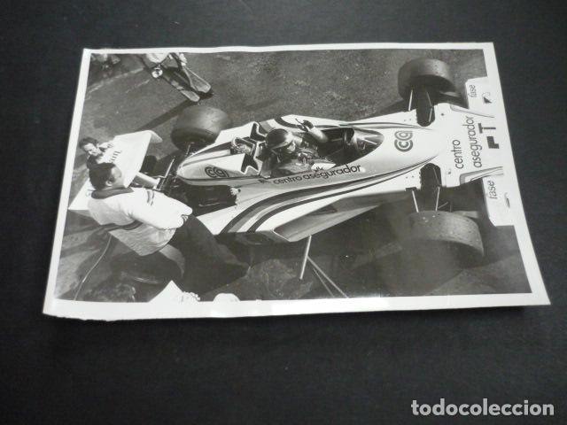 Alte Fotografie: EMILIO VILLOTA CORREDOR AUTOMOVILISMO ANTIGUA FOTOGRAFIA 13 X 18 CM