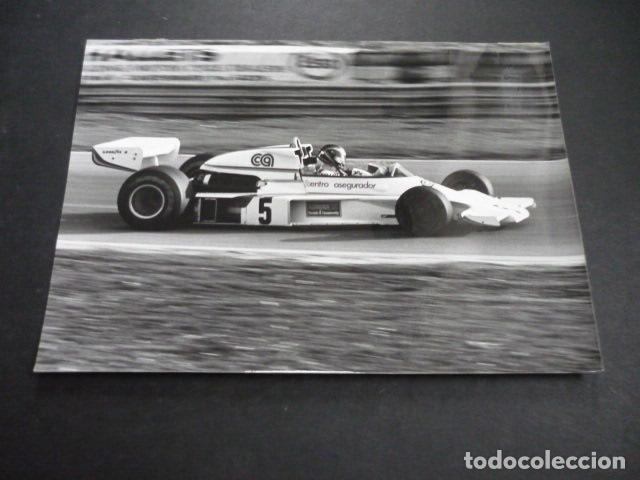 Alte Fotografie: EMILIO VILLOTA CORREDOR AUTOMOVILISMO ANTIGUA FOTOGRAFIA 13 X 18 CM