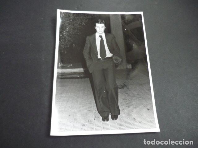 Alte Fotografie: EMILIO VILLOTA CORREDOR AUTOMOVILISMO ANTIGUA FOTOGRAFIA 13 X 18 CM