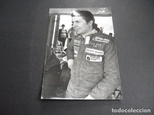 Alte Fotografie: EMILIO VILLOTA CORREDOR AUTOMOVILISMO ANTIGUA FOTOGRAFIA 13 X 18 CM