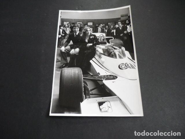 Alte Fotografie: EMILIO VILLOTA CORREDOR AUTOMOVILISMO ANTIGUA FOTOGRAFIA 13 X 18 CM
