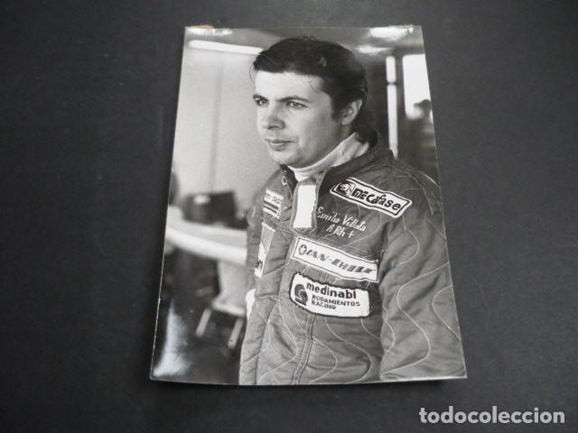 Alte Fotografie: EMILIO VILLOTA CORREDOR AUTOMOVILISMO ANTIGUA FOTOGRAFIA 13 X 18 CM