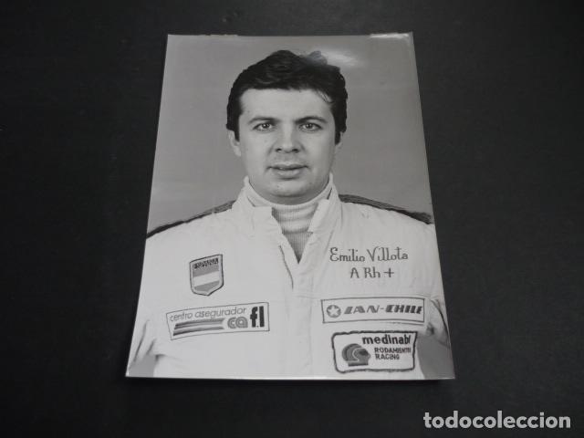 Antique Photography: EMILIO VILLOTA CORREDOR AUTOMOVILISMO ANTIGUA FOTOGRAFIA 13 X 18 CM