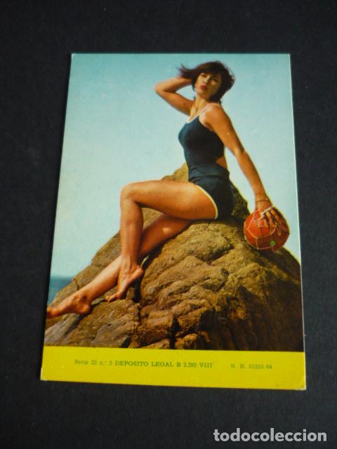 Antique Photography: CALENDARIO DE BOLSILLO PUBLICITARIO 1968 CASA CALIXTO MUJER EN BA&Ntilde;ADOR