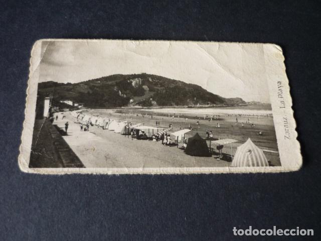 Fotograf&iacute;a antigua: ZARAUZ GUIPUZCOA ANTIGUA FOTOGRAFIA 4,5 X 8,5 CM
