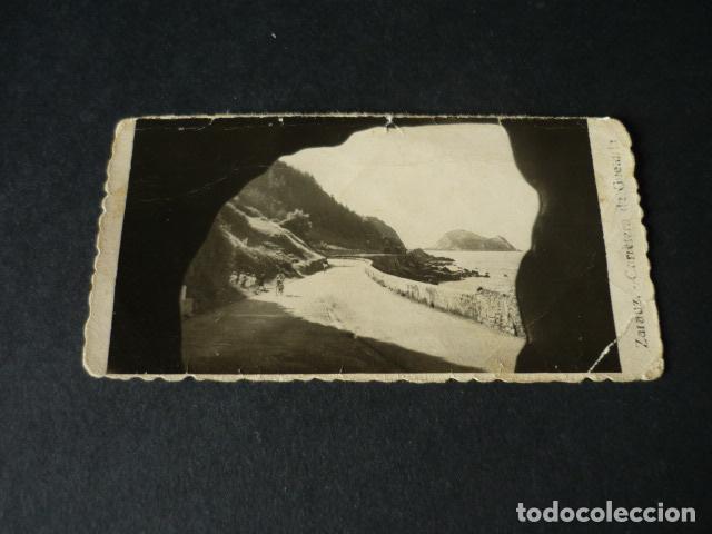 Photographie ancienne: ZARAUZ GUIPUZCOA ANTIGUA FOTOGRAFIA 4,5 X 8,5 CM