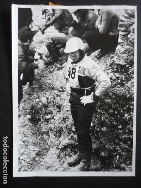 Fotografia antica: SANT LLOREN&Ccedil; DE MUNT TRAIL 1974 MOTOCICLISMO ANTIGUA FOTOGRAFIA 13 X 18 CM