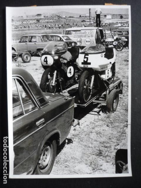 Alte Fotografie: MADRID XXX PREMIO INTERNACIONAL MOTOCROSS MOTOCICLISMO ANTIGUA FOTOGRAFIA 13 X 18 CM