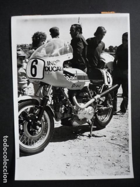 Alte Fotografie: MADRID XXX PREMIO INTERNACIONAL MOTOCROSS MOTOCICLISMO ANTIGUA FOTOGRAFIA 13 X 18 CM