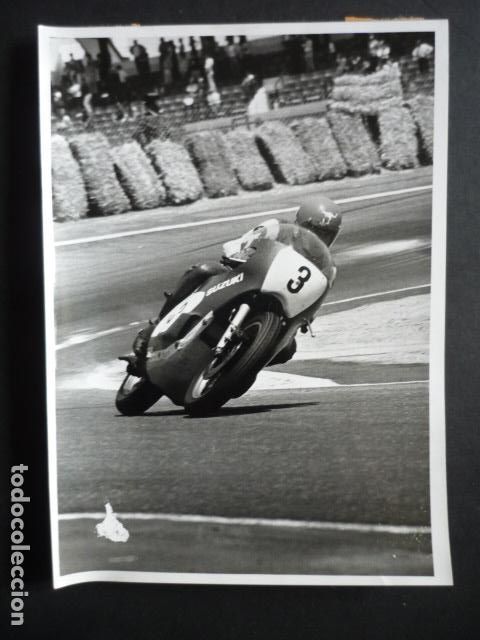 Fotografia antica: MADRID CIRCUITO DEL JARAMA XXX PREMIO INTERNACIONAL MOTOCICLISMO ANTIGUA FOTOGRAFIA 13 X 18 CM
