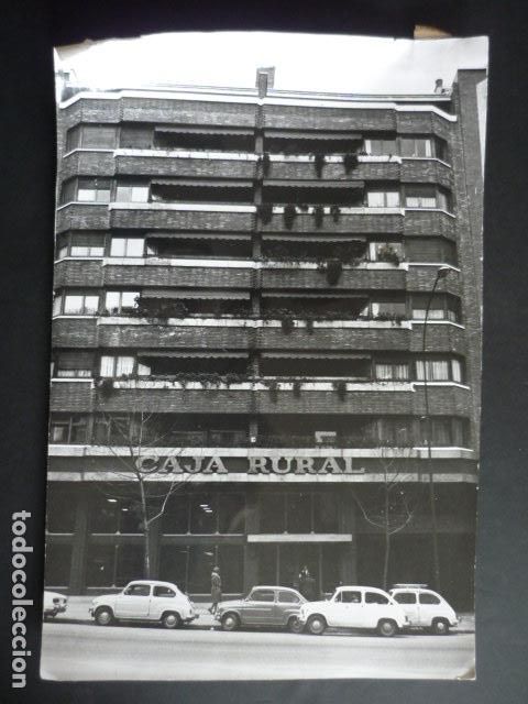 Antique Photography: MADRID EDIFICIO DE LA CAJA RURAL ANTIGUA FOTOGRAFIA 20 X 30 CM
