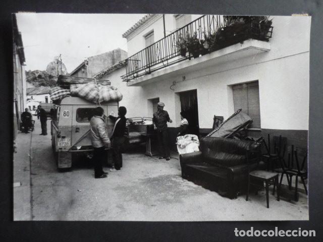 Antique Photography: OLIVARES GRANADA DESPRENDIMIENTOS DE TIERRA ANTIGUA FOTOGRAFIA 15 X 24 CM