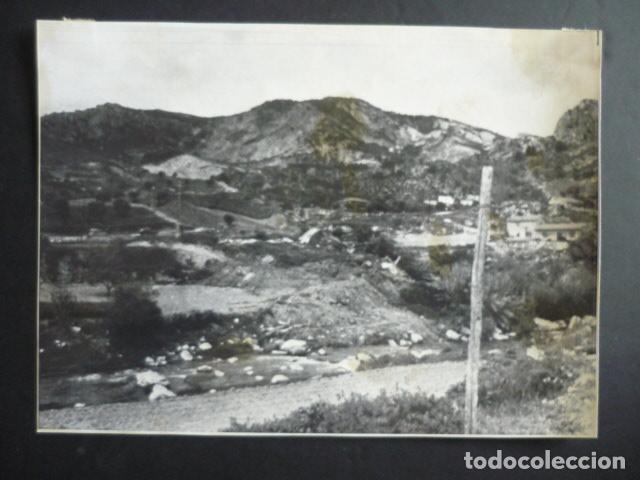 Alte Fotografie: MOCLIN GRANADA DESPRENDIMIENTOS DE TIERRA ANTIGUA FOTOGRAFIA 18 X 24 CM
