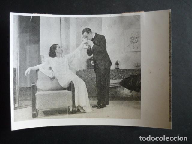 Antique Photography: ELVIRA NORIEGA Y RICARDO CANALES ACTORES EN OBRA DE TEATRO ANTIGUA FOTOGRAFIA 18 X 13 CM