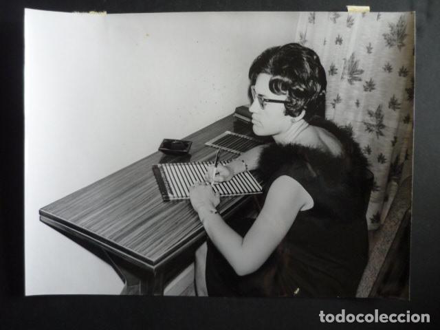 Antique Photography: PAQUITA FAJARDO ACTRIZ CIEGA ANTIGUA FOTOGRAFIA 18 X 24 CM