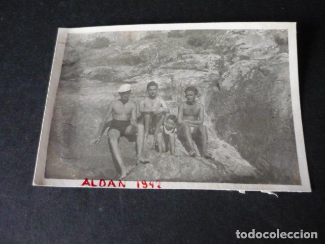 Fotografia antiga: ALDAN CANGAS DE MORRAZO PONTEVEDRA CHICOS ANTIGUA FOTOGRAFIA 5,5 X 8,5 CM