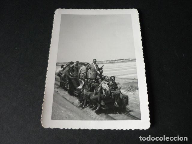 Antique Photography: CADIZ SALINAS ANTIGUA FOTOGRAFIA 8 X 11,5 CM
