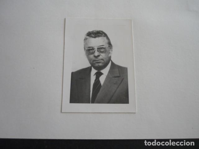 Photographie ancienne: FRANCISCO CORELL PRESIDENTE SINDICATO TRANSPORTE CARRETERA ANTIGUA FOTOGRAFIA 9 X 8 CM