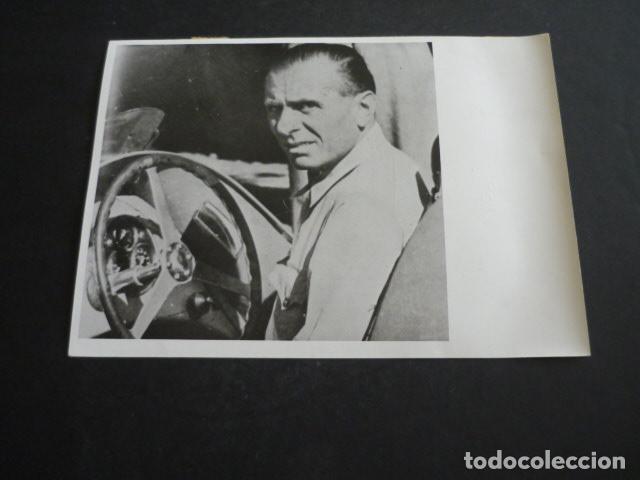 Antique Photography: ACHILLE VARZI CORREDOR AUTOMOVILISMO ANTIGUA FOTOGRAFIA 12 X 18 CM