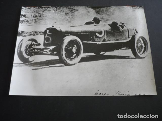 Antique Photography: ALFIERI MASERATI CORREDOR AUTOMOVILISMO ANTIGUA FOTOGRAFIA 24 X 18 CM