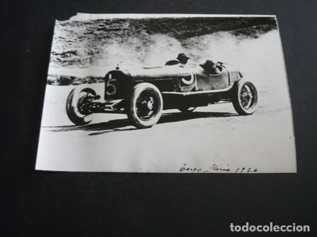 Antique Photography: ALFIERI MASERATI CORREDOR AUTOMOVILISMO ANTIGUA FOTOGRAFIA 13 X 18 CM